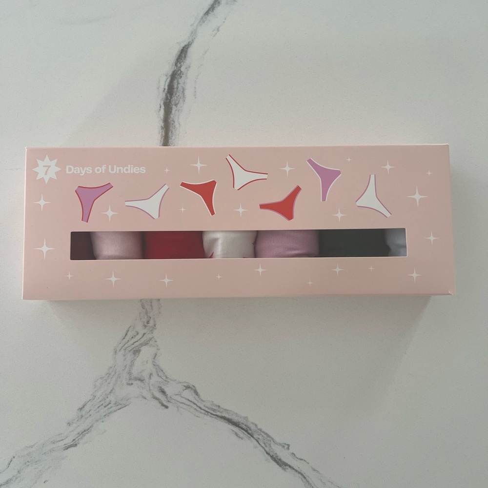 Nordstrom Tossed Bows Multi Underwear Set XL